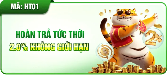 Hoàn trả 2% trên trang chủ CM88 com